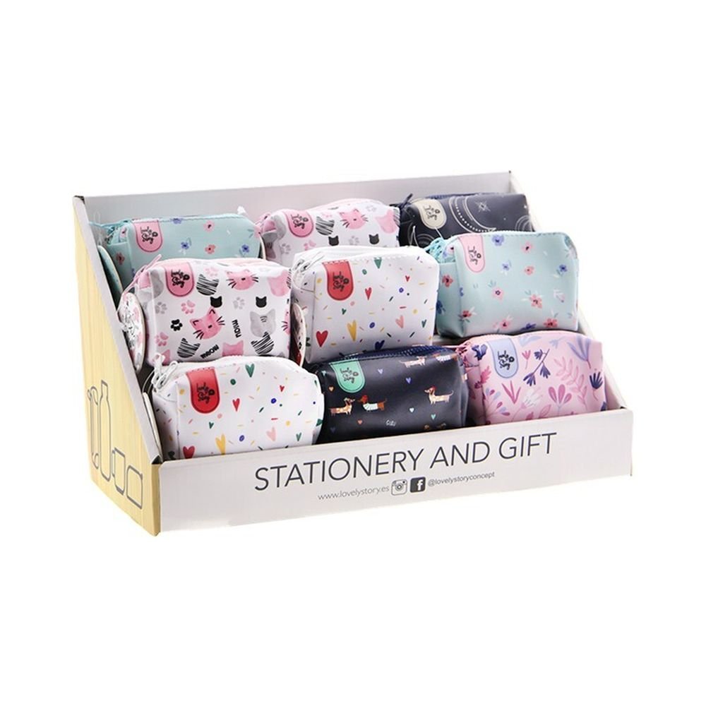 Expositor 24 Unidades Monederos Estampados Lovely Story Imagen principal del producto