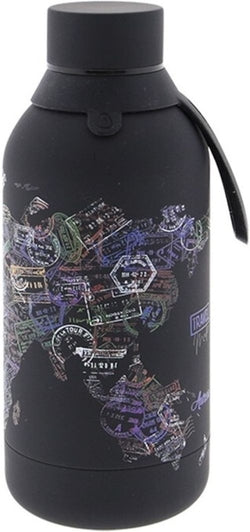 Botella térmica 500ml Aurea Black Stamp Map para mantener bebidas Imagen principal del producto