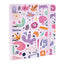 Carpebloc 360º 100 Hojas Separadores Sobre PVC Pink Abstract Lovely Story