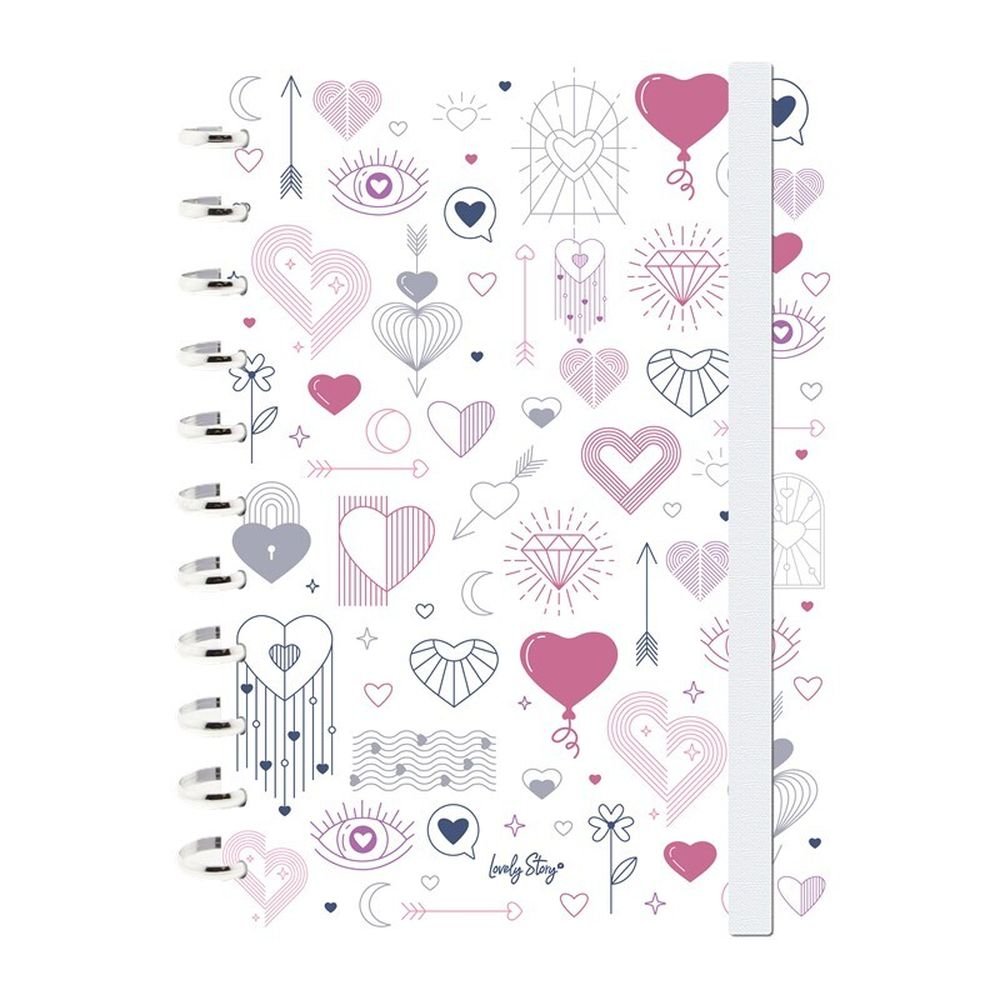 Libreta Anillas A4 Sistema de Discos Mystic Love Lovely Story