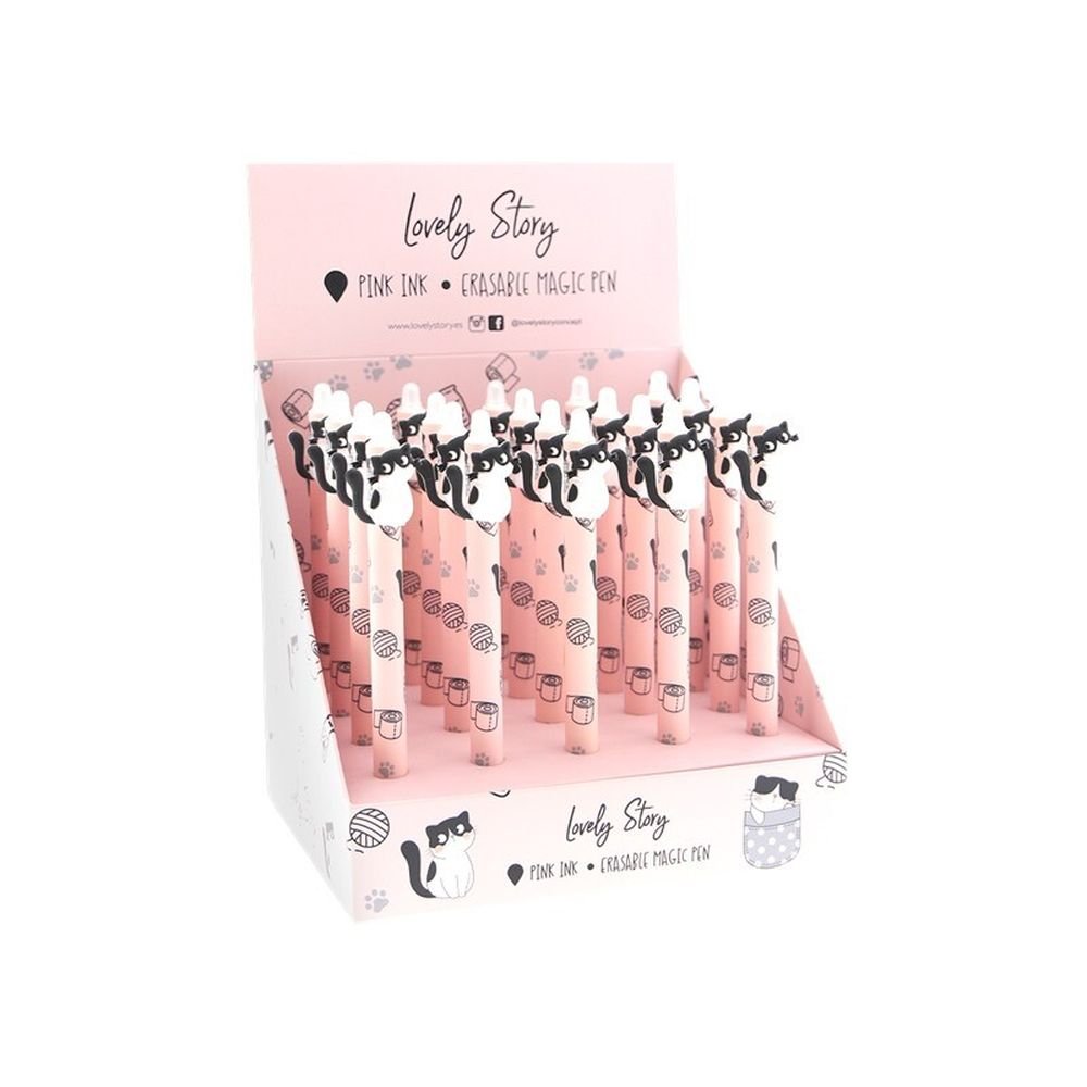 Expositor 20 bolígrafos borrables Make-up Kitty Lovely Story Imagen principal del producto