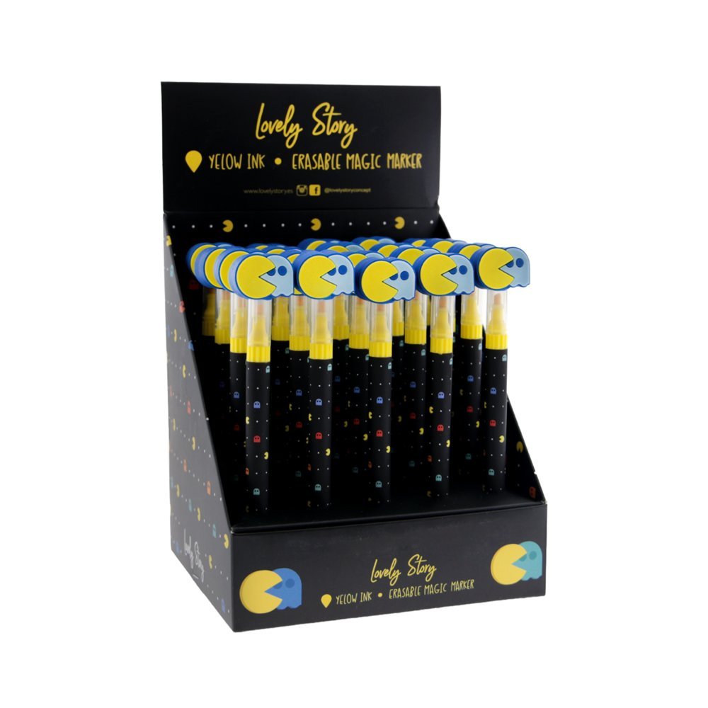 Expositor 20 Marcador Borrable Yellow Retro Pixel Lovely Story Imagen principal del producto