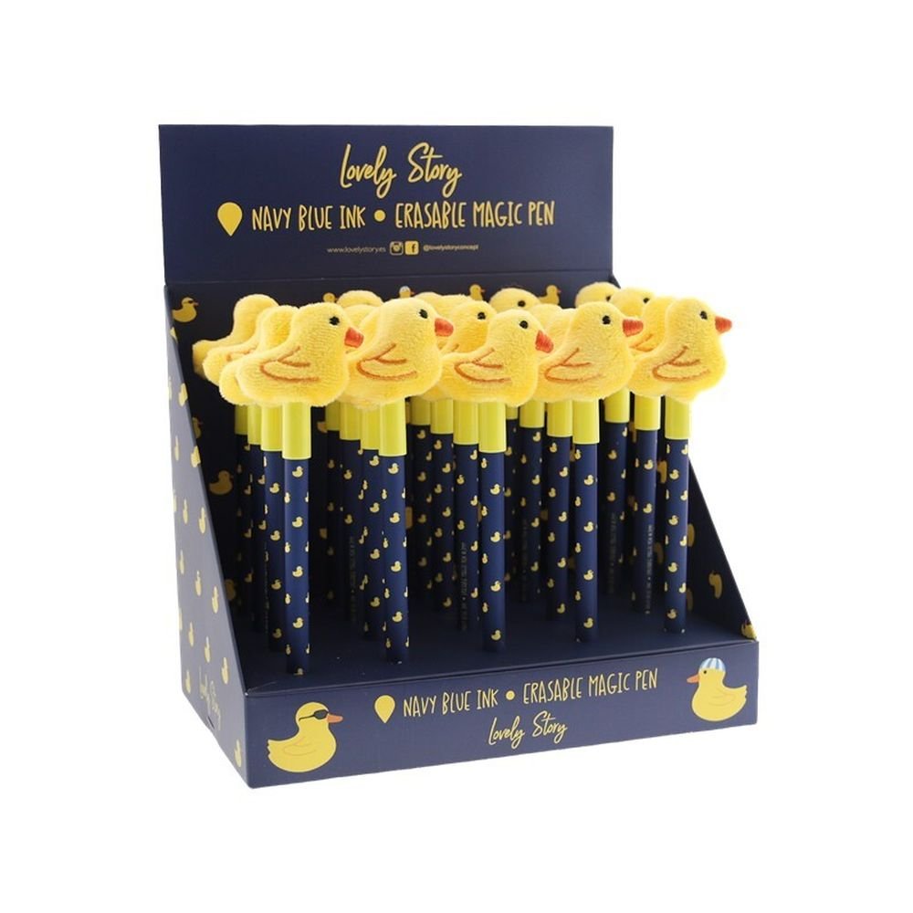 Expositor 20 Bolígrafos Borrables Dark Blue Ducky Lovely Story Imagen principal del producto