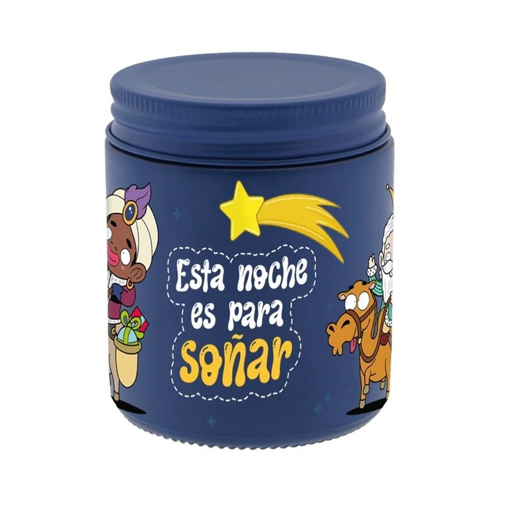 VELA AROMATICA DARK BLUE ESTA NOCHE ES PARA SOÑAR | LOVELY STORY | 1 UNIDAD | 8435458183777