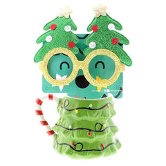 TAZA FORMA DE ARBOL DE NAVIDAD 350ML + GAFAS XMAS TREE | LOVELY STORY | 1 UNIDAD | 8435458185047