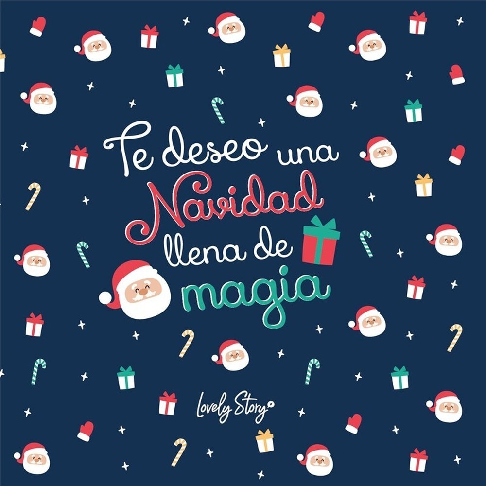 TARJETAS FELICITACION 150X150MM BLUE | LOVELY STORY | ENVASE 4 UDS. UNIDAD | 8435458187836