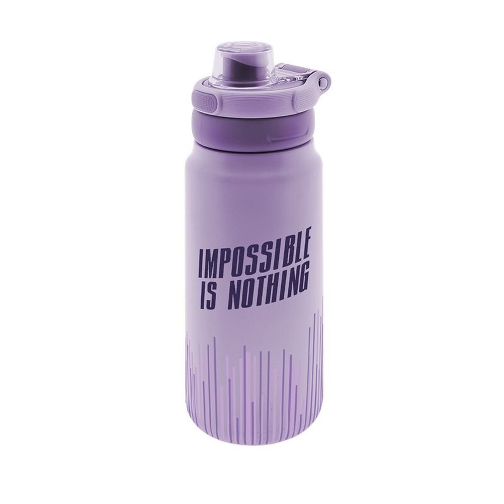 Botella Térmica Sport 750ml Impossible is Nothing Lilac Marca Lovely Imagen principal del producto