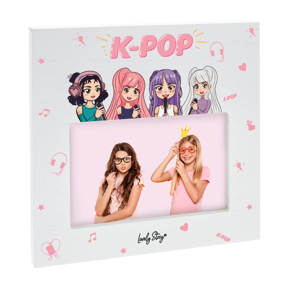 Marco de Fotos White K-pop Lovely Story Imagen principal del producto