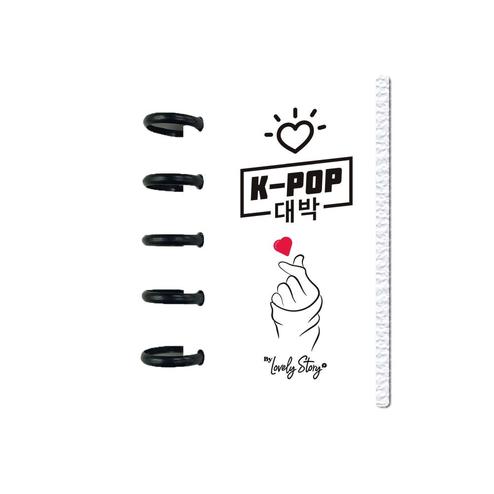 Libreta Anillas A6 100 Hojas Cuadricula Ice K-pop Wave Lovely Story
