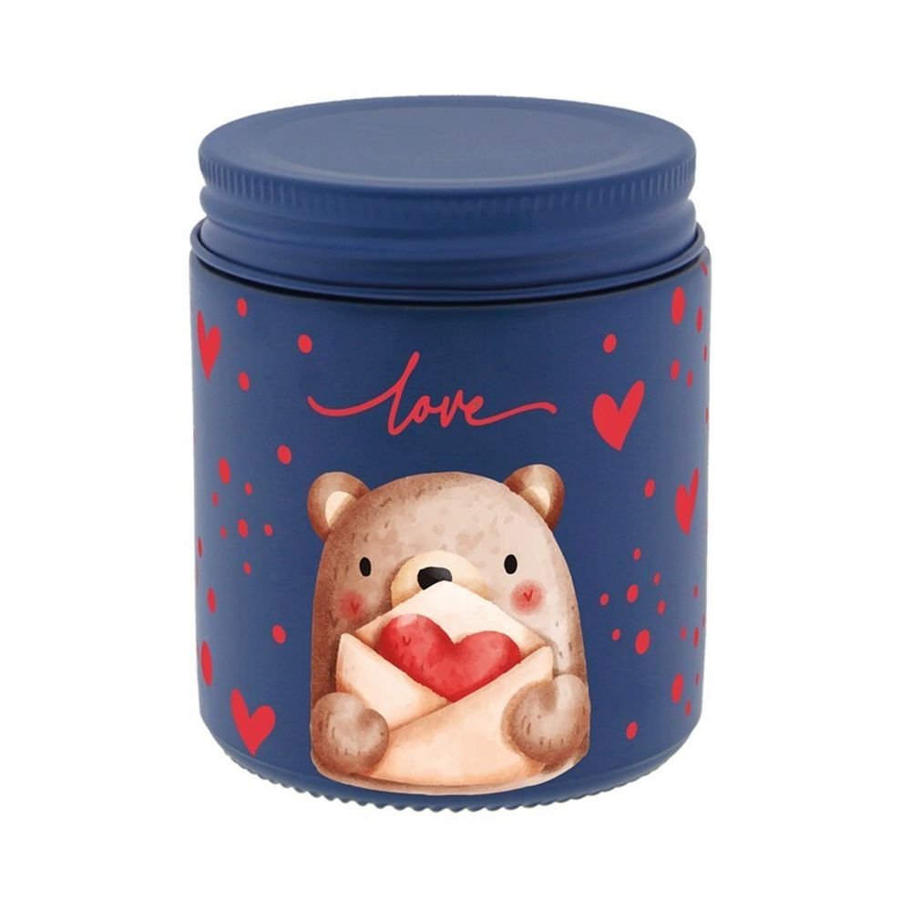 Vela Aromática Dark Blue Love Letter Lovely Enamorados