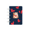 Libreta Anillas A6 100 Hojas Cuadriculadas Love Letter Marca Lovely Enamorados