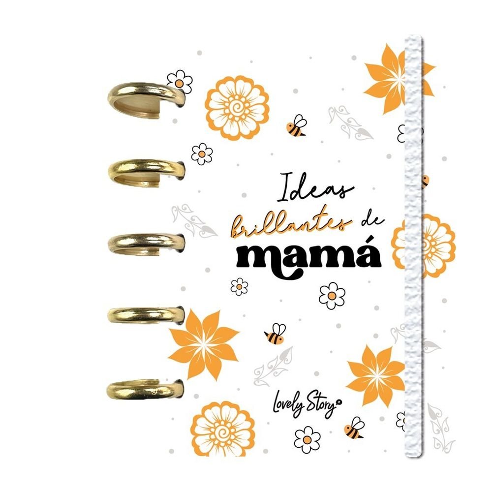 Libreta Anillas A6 Hojas Cuadricula Ideas Mama Lovely Madre