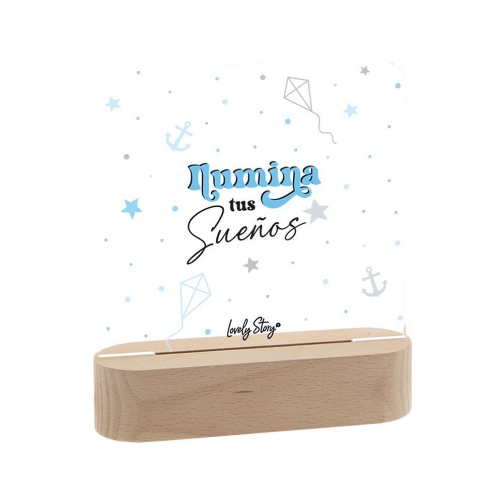 Lampara madera personalizable Ilumina tus sueños LOVELY COMUNION