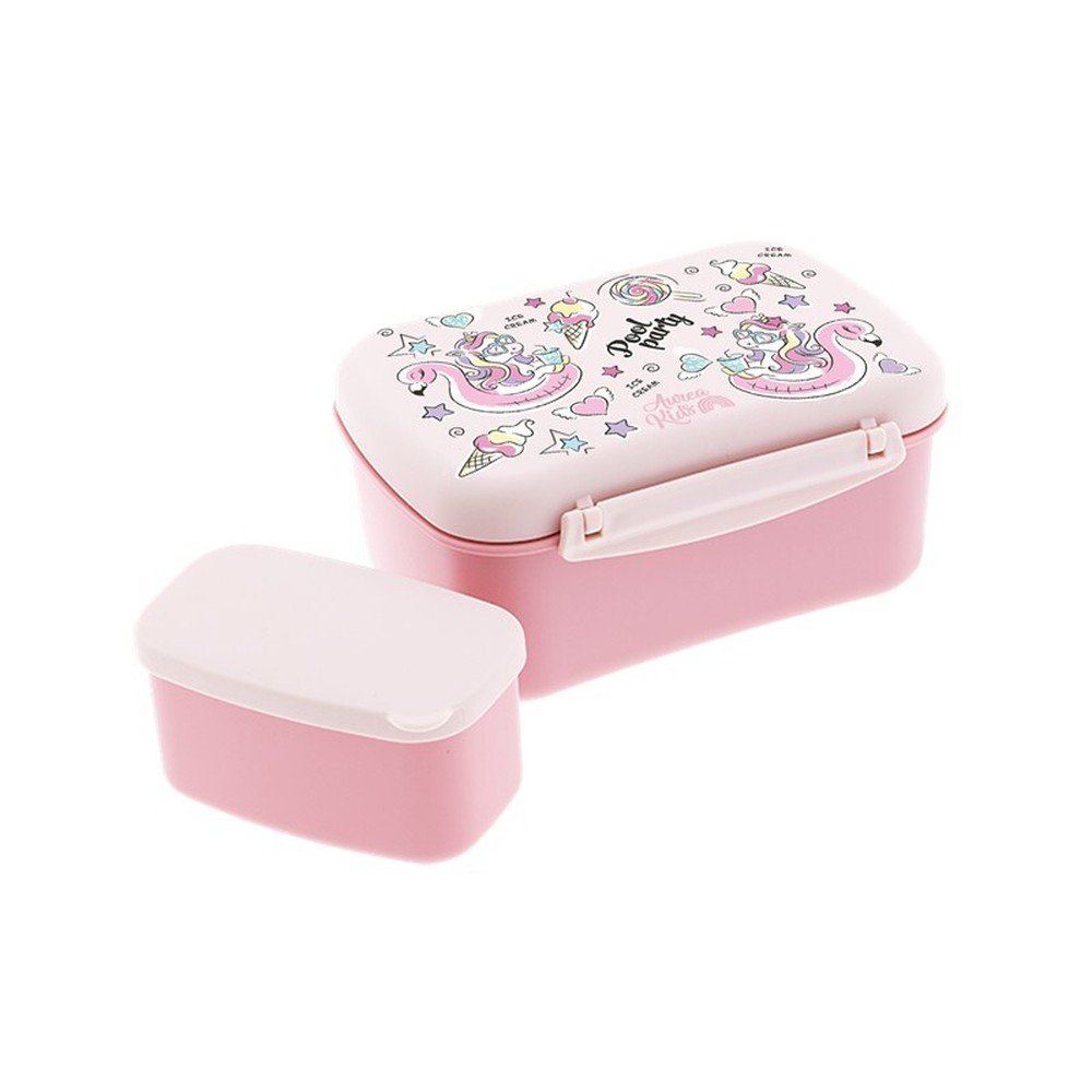 Sandwichera Hermetica Pink Unicorn Party AUREA
