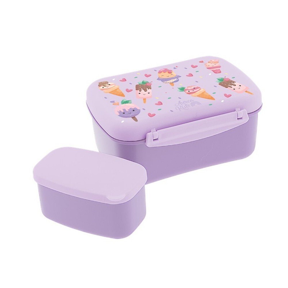 Sandwichera Hermetica Lilac Yummy Summer AUREA Imagen principal del producto