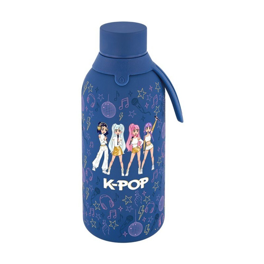 Botella Térmica Interior Cerámico 500ml Dark Blue K-pop Marca Botellas Lovely Imagen principal del producto