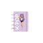 Libreta Anillas A6 Discos Cuadricula Lilac K-pop Lovely Story