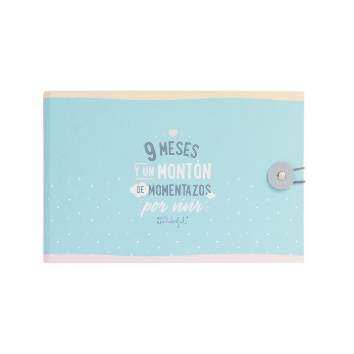 ALBUM - 9 MESES Y UN MONTON DE MOMENTAZOS POR VIVI | 1 UNIDADES | (MR WONDERFUL) Imagen principal del producto