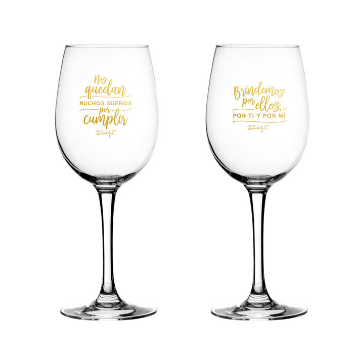 COPAS PARA NOVIOS PARA BRINDAR | MR WONDERFUL | 1 UNIDAD | 8435460740333 Imagen principal del producto