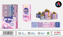EXPOSITOR 50 ROLLOS PAPEL REGALO 70X200 KUROMI | ANGEL EUROPA | ENVASE 50 UDS. UNIDAD | 8435462470603
