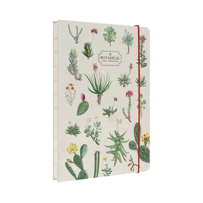 Cuaderno tapa artesanal A5 Botanical Cacti and Succulents GRUPO ERIK EDITORES