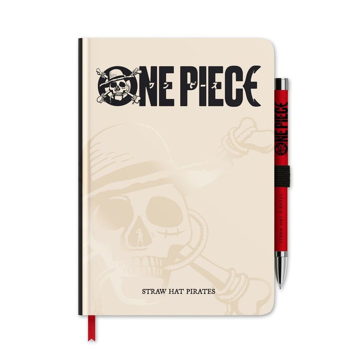 Cuaderno Premium A5 con Boligrafo Proyector One Piece Netfl