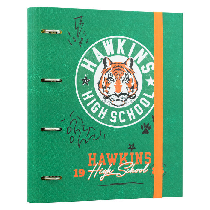 Carpeta 4 Anillas Stranger Things High School Grupo Erik Editores Imagen principal del producto