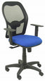 Silla oficina con ruedas Piqueras y Crespo respaldo malla azul