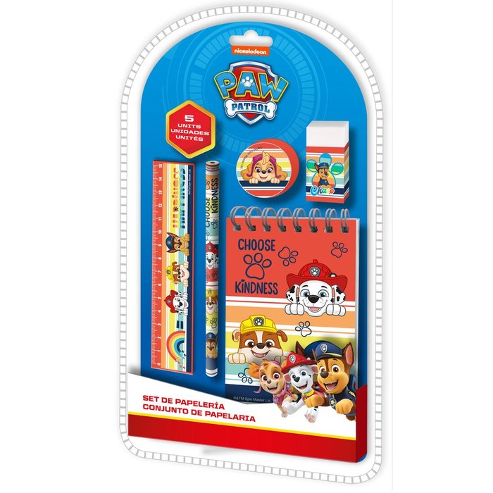 Set Papelería 5 Piezas Paw Patrol Marca Kids Licensing Imagen principal del producto