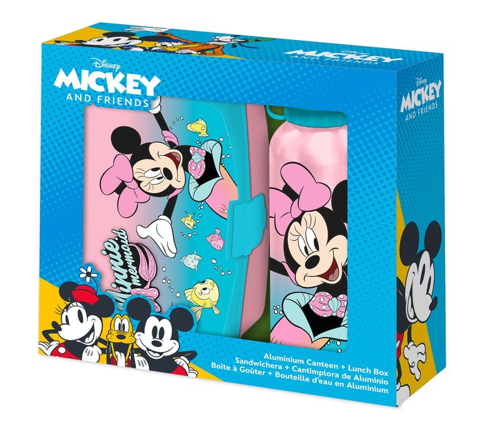 Botella aluminio 500ml y sandwichera Minnie Kids Licensing Imagen principal del producto