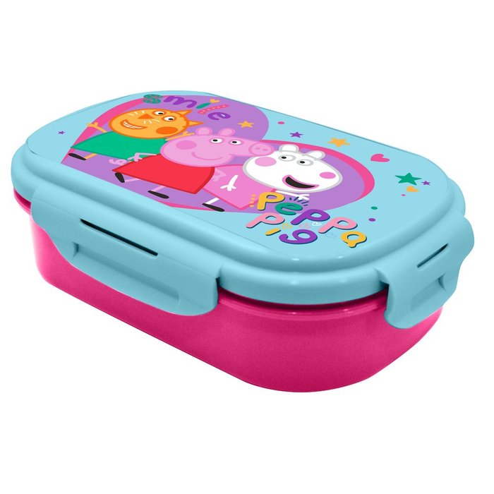 SANDWICHERA CON CUBIERTO PEPPA PIG | KIDS LICENSING | 1 UNIDAD | 8435507872621