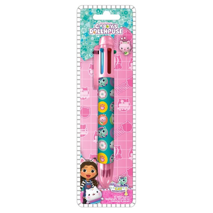 Boligrafo 6 Colores Gabbys Dollhouse Kids Licensing Imagen principal del producto