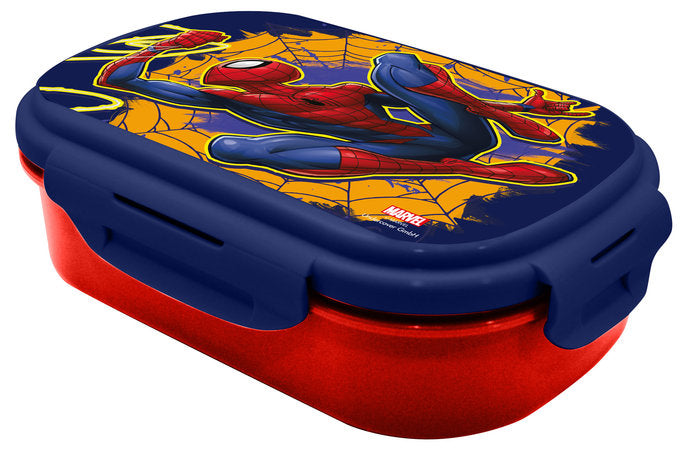 SANDWICHERA CON CUBIERTO SPIDERMAN | KIDS LICENSING | 1 UNIDAD | 8435507885324