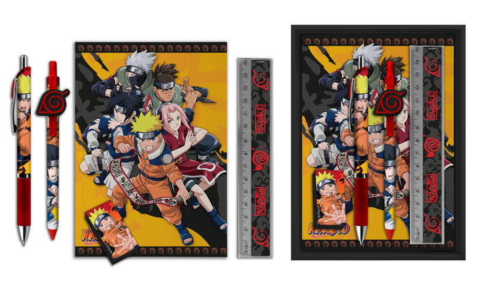 Caja con Papelería 5 Piezas Naruto Kids Licensing