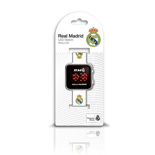 Reloj LED Real Madrid Blanco KIDS Licensing