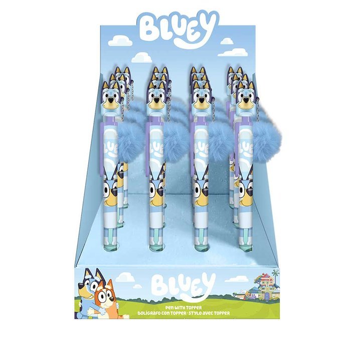 Expositor 12 Bolígrafos con Topper Bluey KIDS LICENSING Imagen principal del producto