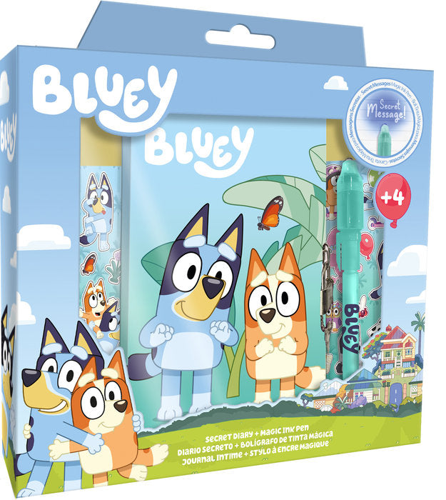 DIARIO CON BOLIGRAFO MAGICO BLUEY | 1 UNIDADES | (KIDS LICENSING) Imagen principal del producto