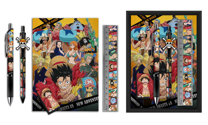 Caja con Papelería 5 Piezas One Piece Kids Licensing