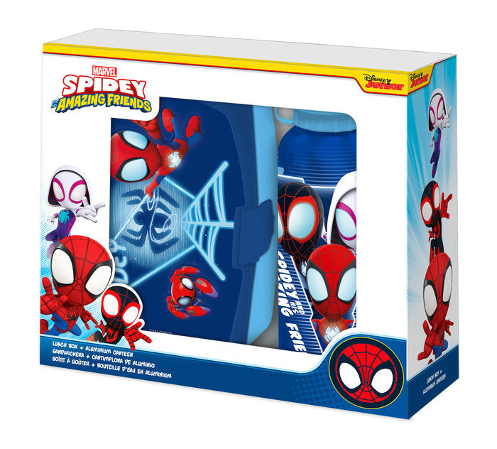 SET BOTELLA Y SANDWICHERA SPIDEY | KIDS LICENSING | 1 UNIDAD | 8435507889759