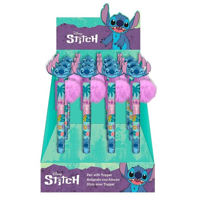 Expositor 12 Bolígrafos con Topper Stitch Kids Licensing Imagen principal del producto