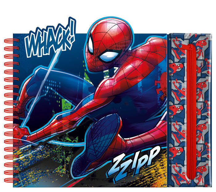 Cuaderno de actividades con estuche removible Spiderman Kids Licensing
