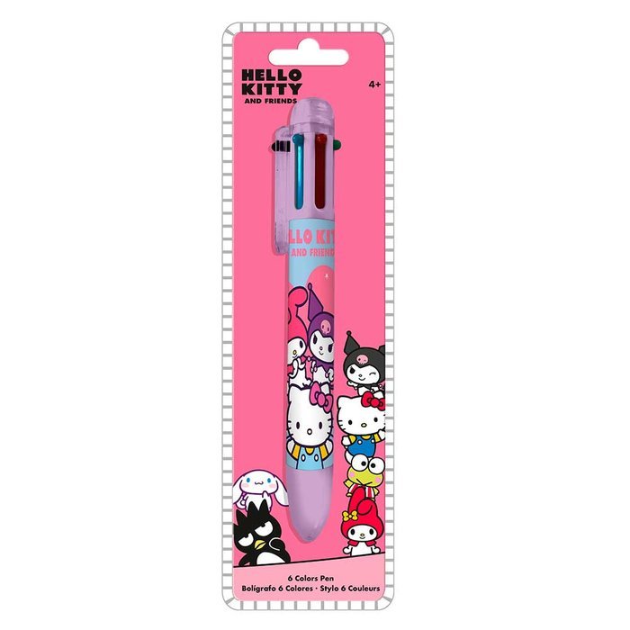Bolígrafo 6 Colores Hello Kitty & Friends KIDS LICENSING Imagen principal del producto