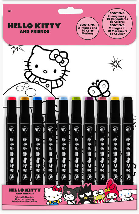 PINTA CON NUMEROS HELLO KITTY & FRIENDS | KIDS LICENSING | 1 UNIDAD | 8435507891479 Imagen principal del producto