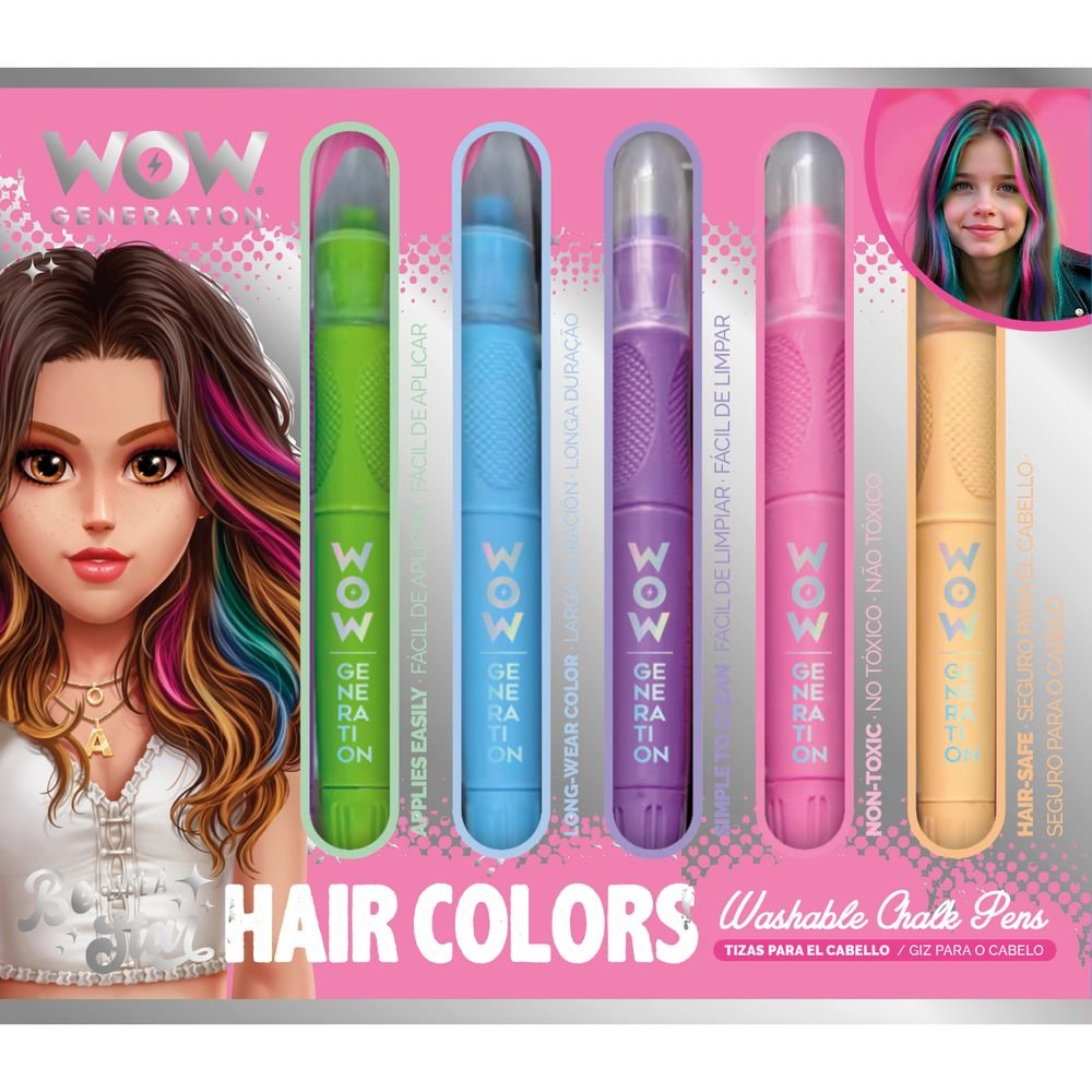 Set de Ceras para Cabello Perfumadas Wow Generation KIDS LICENSING