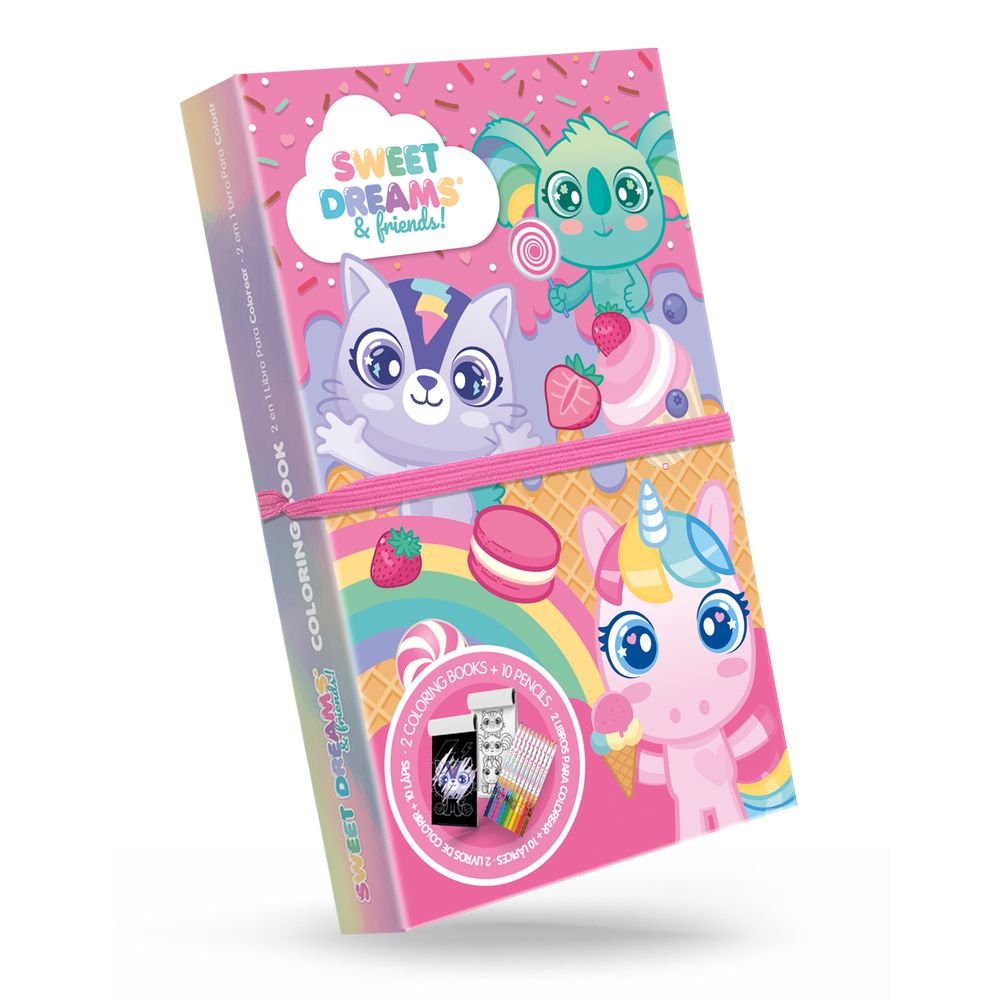 Bloc de actividades 2 en 1 con lápices Sweet Dreams Kids Licensing