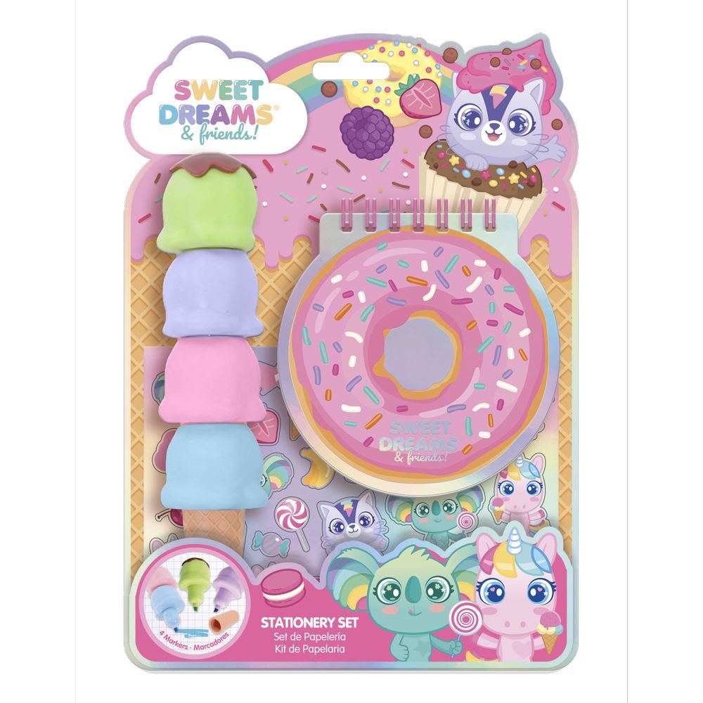 Cuaderno y Bolígrafo en Forma de Helado Sweet Dreams KIDS LICENSING