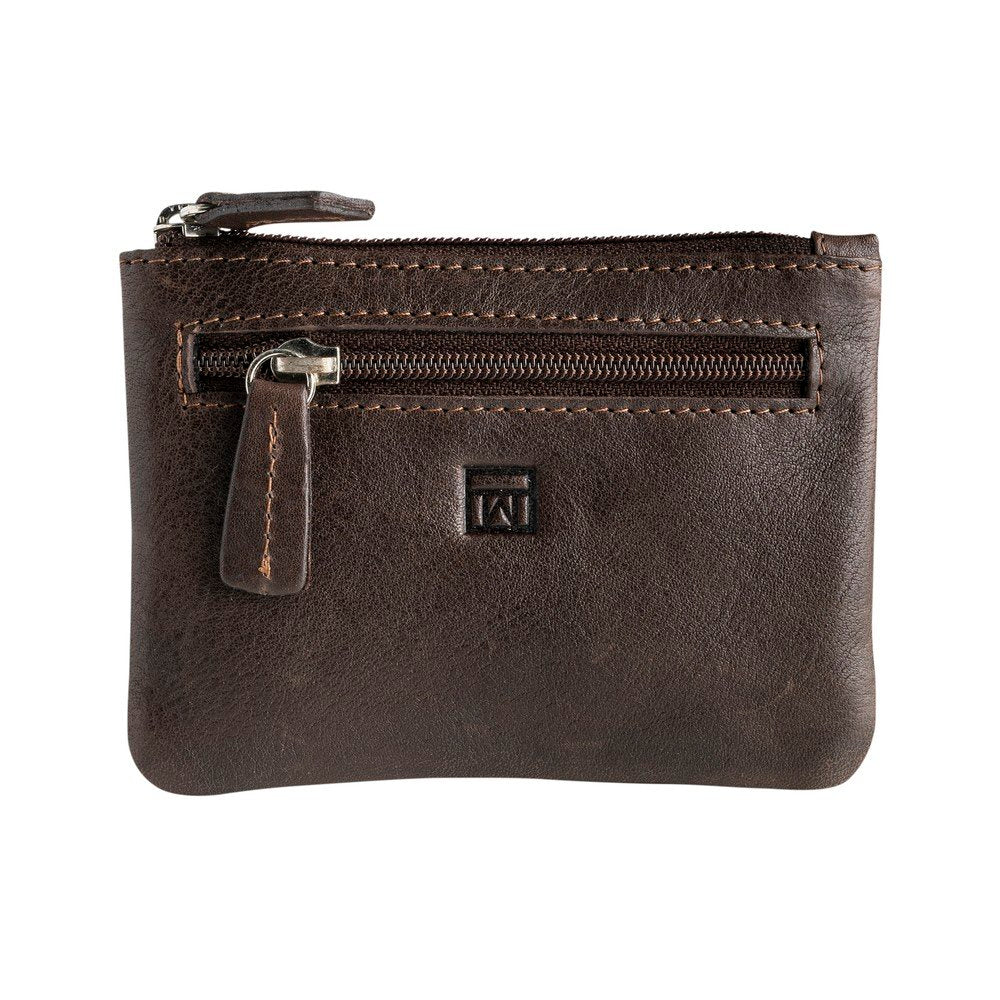 Monedero piel marrón colección billeteros piel wash marca Matties Imagen principal del producto