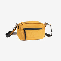 BOLSO BANDOLERA CON BOLSILLO DELANTERO MOSTAZA SERIE ALISO | MATTIES | 1 UNIDAD | 8435547235493