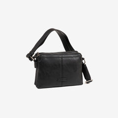 BOLSO BANDOLERA TRIPLE CREMALLERA NEGRO SERIE NEW CLASSIC | MATTIES | 1 UNIDAD | 8435547240077