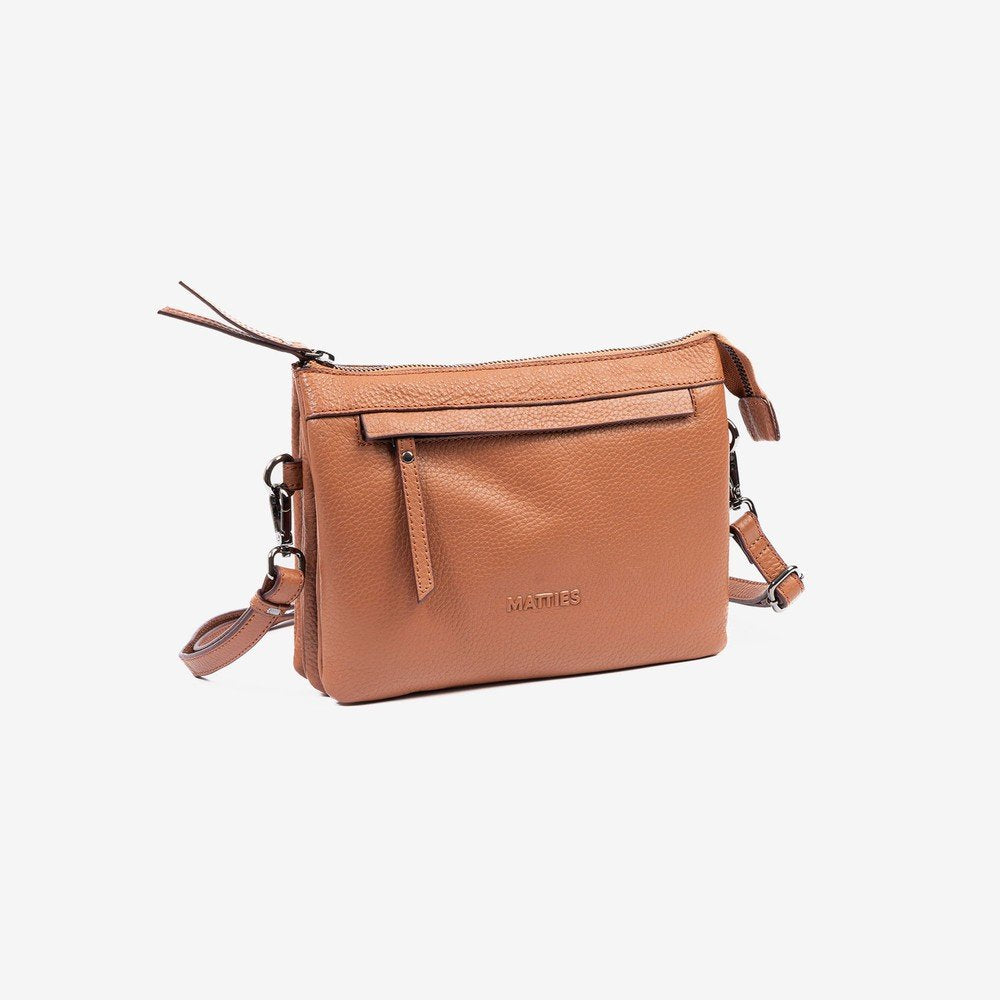 Bolso bandolera Floater Leather Cuero MATTIES
